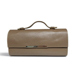 Sac à main en cuir 100% cuir avec poignée et bandoulière femme