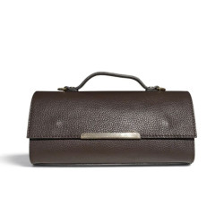 Sac à main en cuir 100% cuir avec poignée et bandoulière femme
