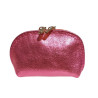 Porte-monnaie femme en cuir irisé 100% cuir avec fermeture zippée